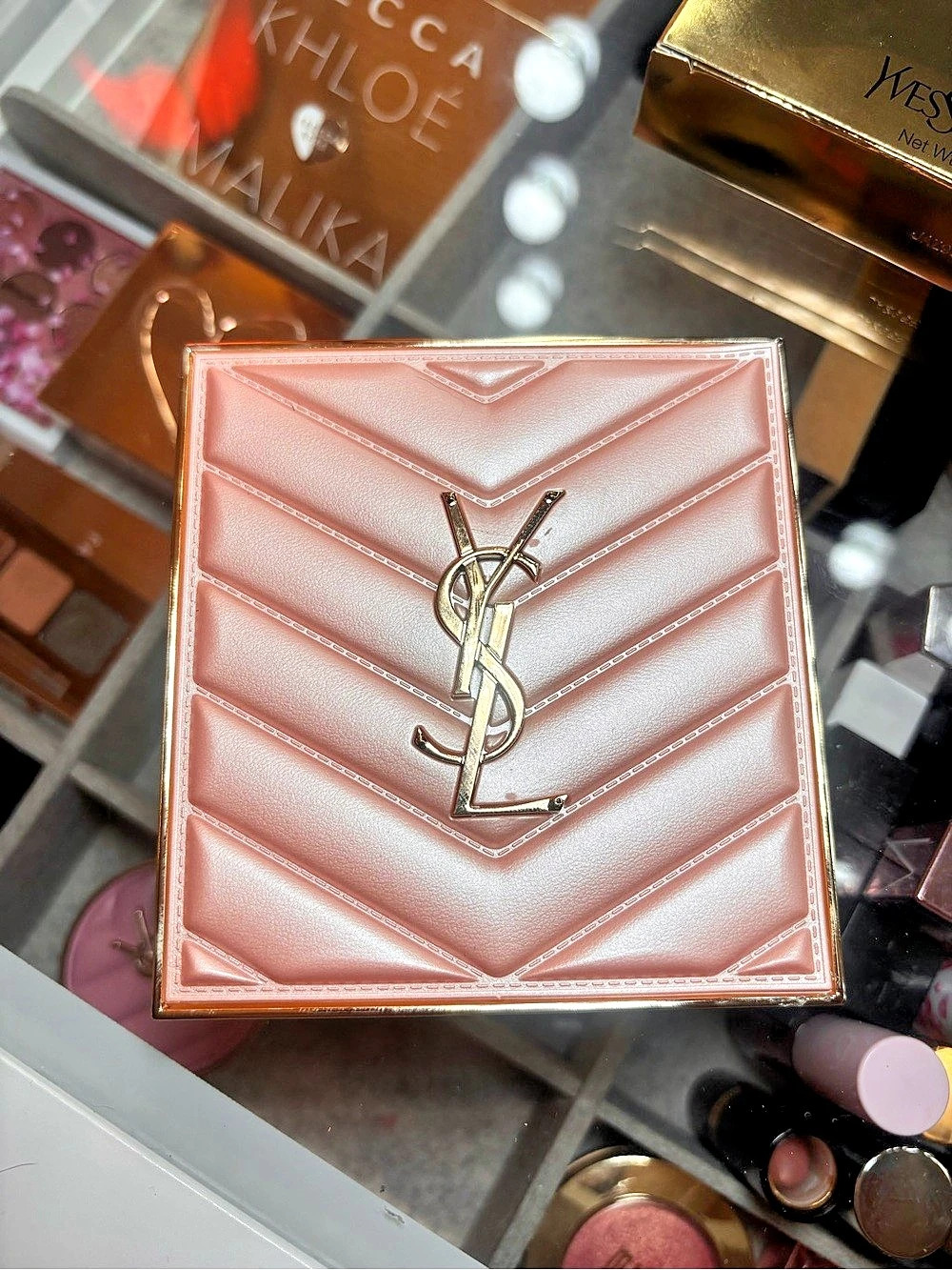 Yves Saint Laurent Couture Mini Clutch 6-Color Eyeshadow Palette Pink & Brown